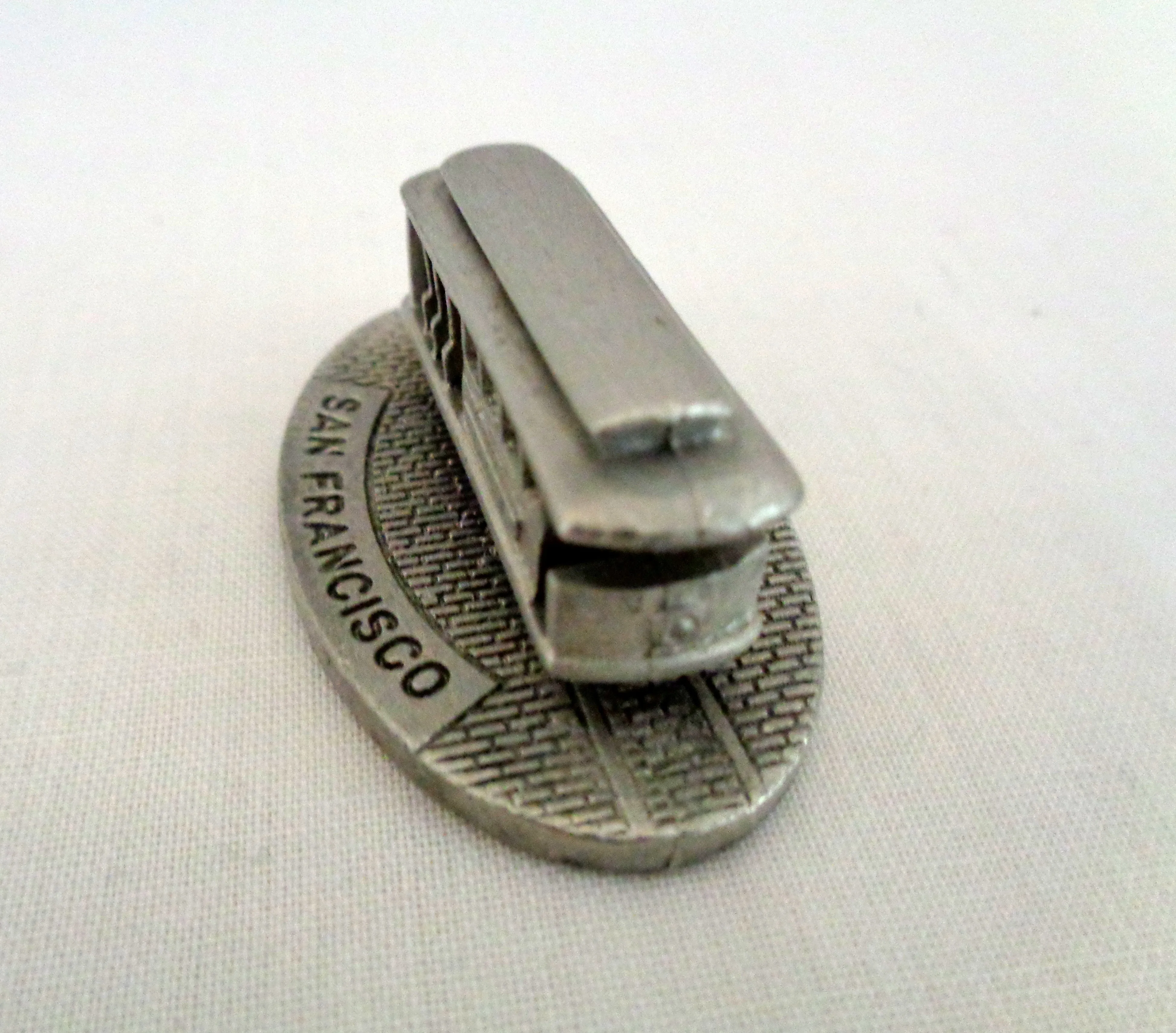 1987 Spoontiques 9850 Pewter Miniature San Francisco Trolley Car