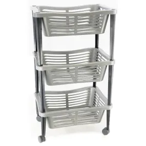 3 Tier Wheel Mounted Trolley