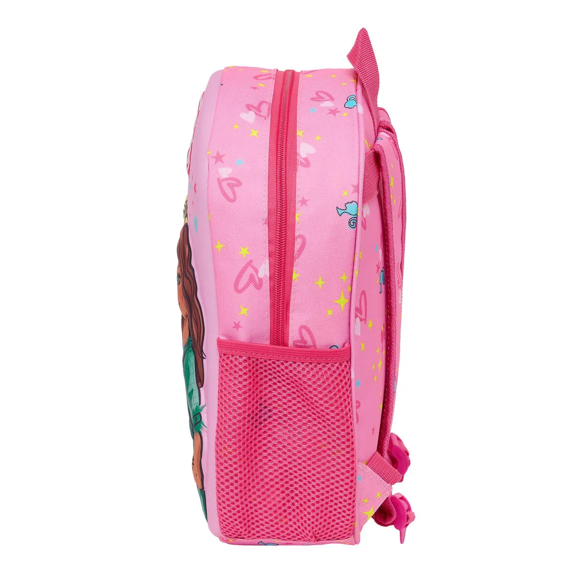 3D School Bag Barbie Pink Fuchsia 27 x 33 x 10 cm