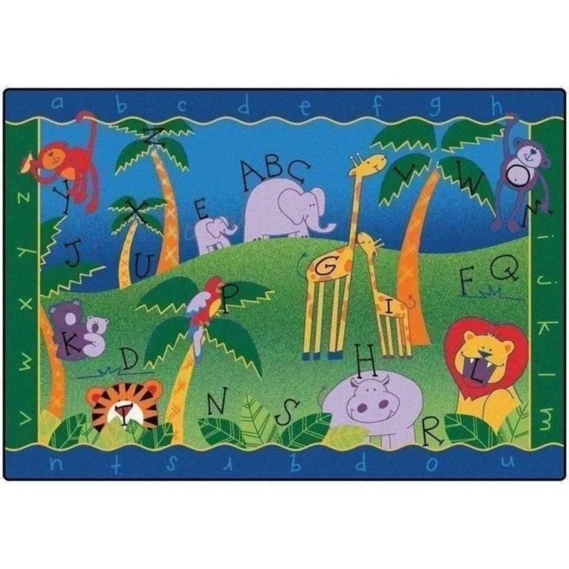 Alphabet Jungle Rug