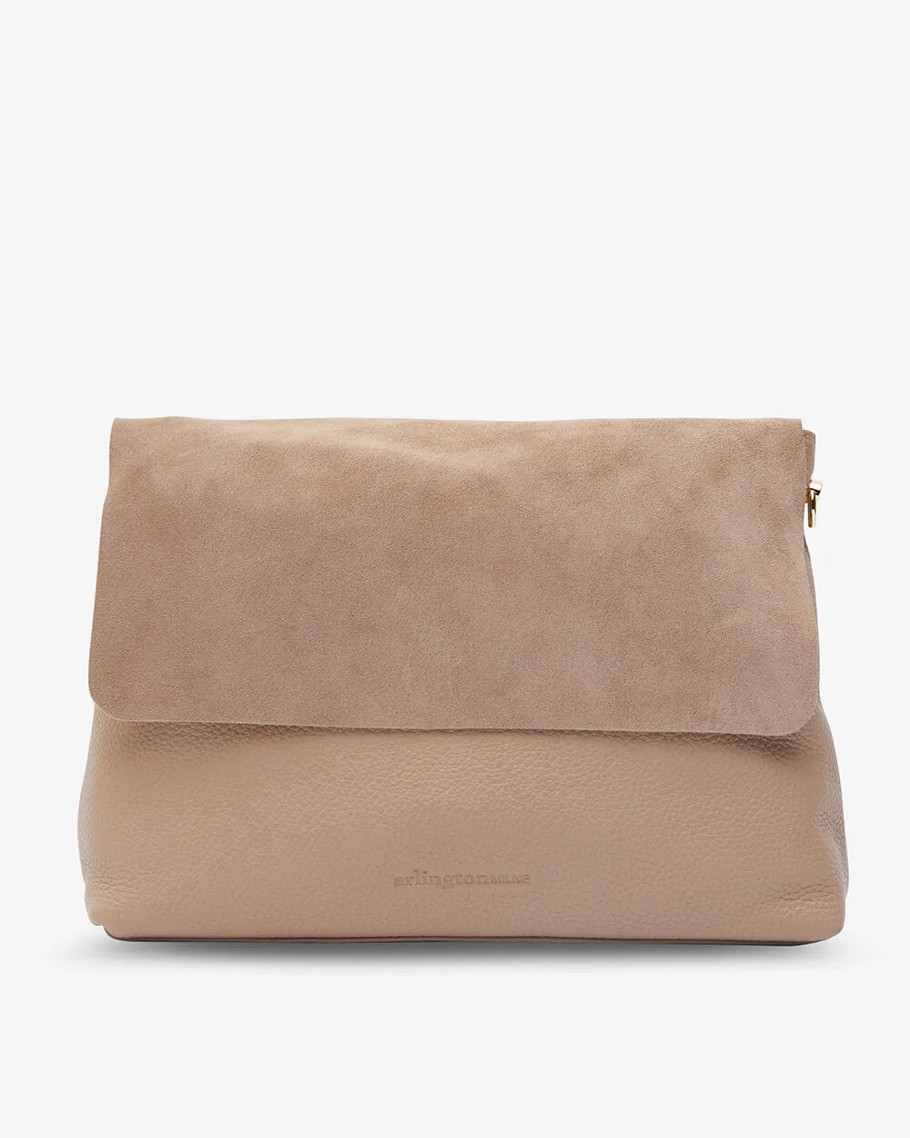 Amber Bag - Fawn Suede/Pebble