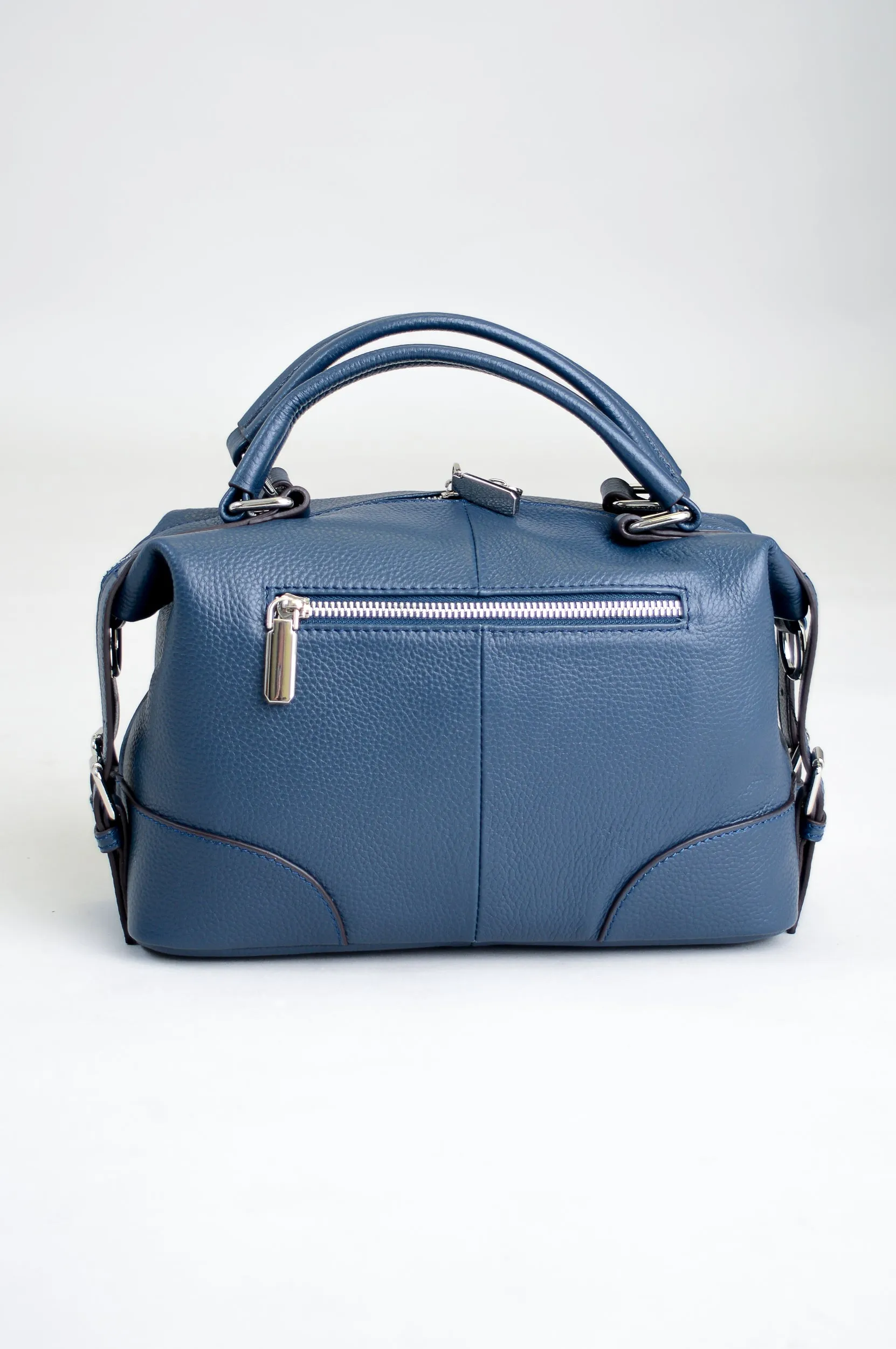 Annie Handbag, Blue, Leather