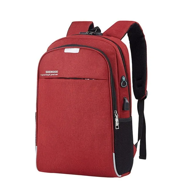 Anti Theft Usb Backpack   Business Large Capacity Backpack Men & Women