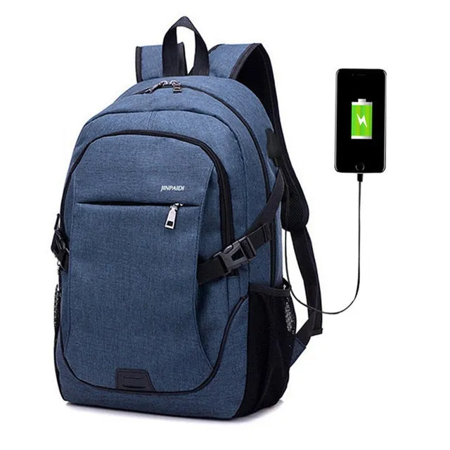 Anti Theft Usb Backpack   Business Large Capacity Backpack Men & Women