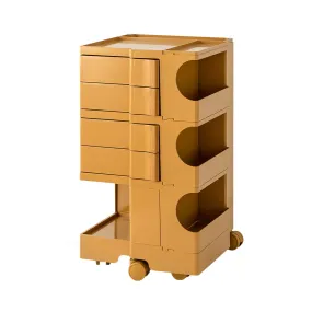 ArtissIn Replica Boby Trolley Mobile Storage Cart Shelf 5 Tier Drawer Yellow