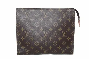 Authentic Louis Vuitton Monogram Toiletry Pouch 26 Bag