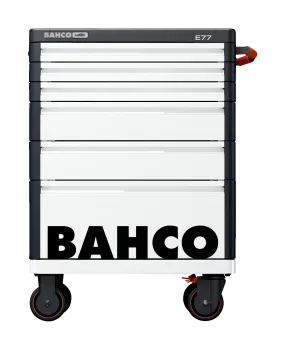 Bahco 1477K6WHITE E77 Premium 6 Drawer White Mobile Roller Cabinet