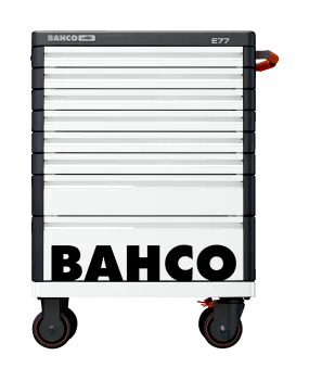 Bahco 1477K8WHITE E77 Premium 8 Drawer White Mobile Roller Cabinet