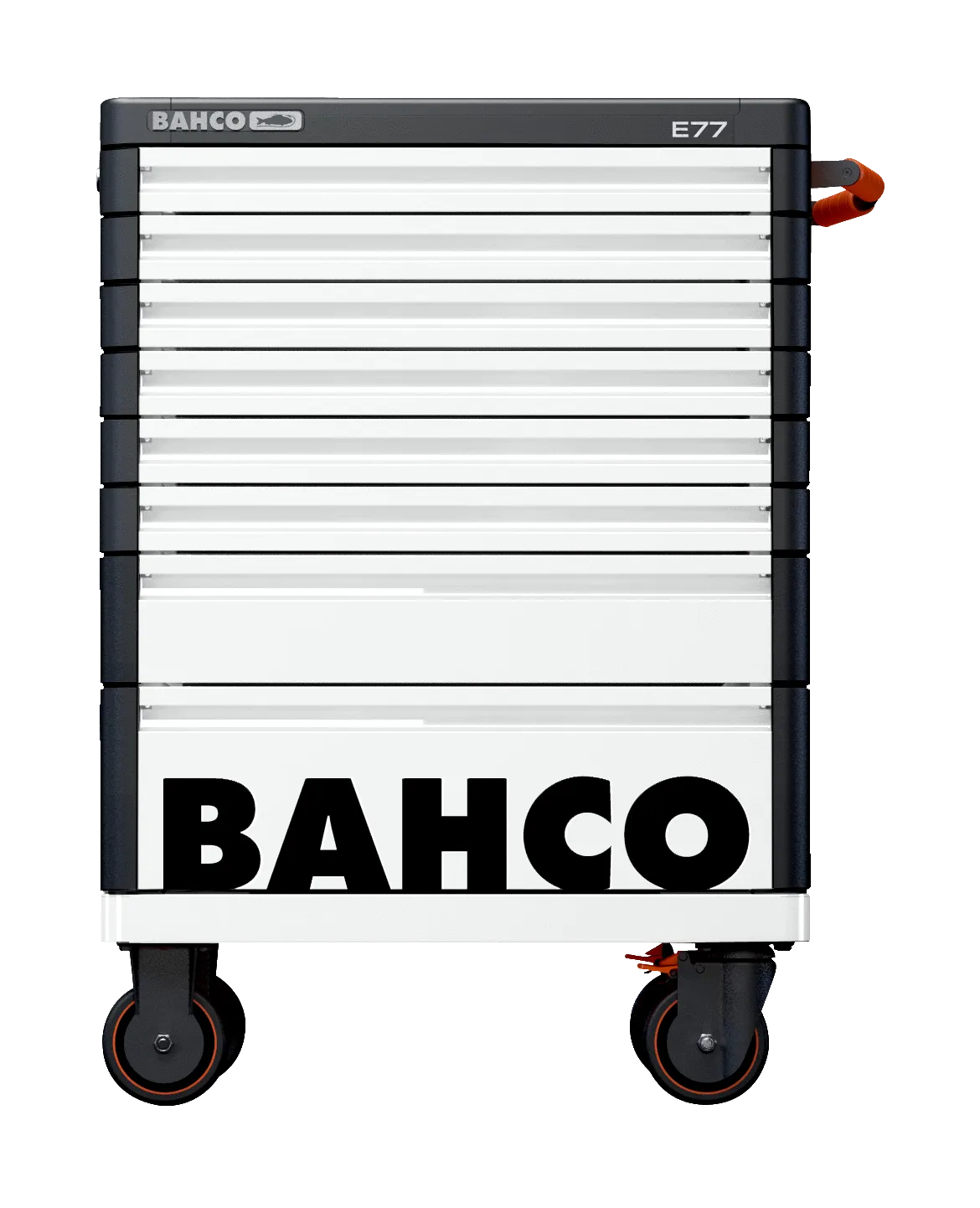 Bahco 1477K8WHITE E77 Premium 8 Drawer White Mobile Roller Cabinet