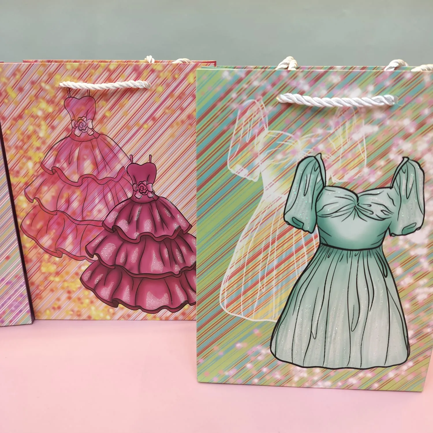 Beautiful Dress Gift Paper Bags