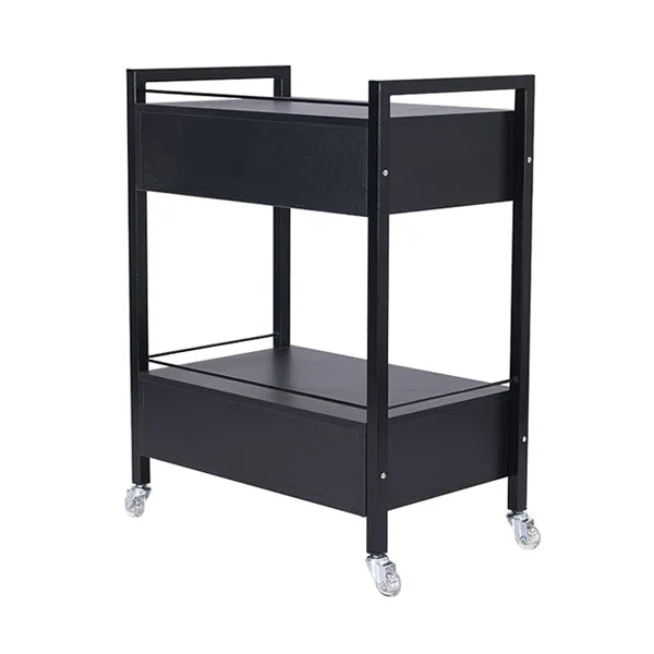 Bella 2 Drawer Trolley - Black