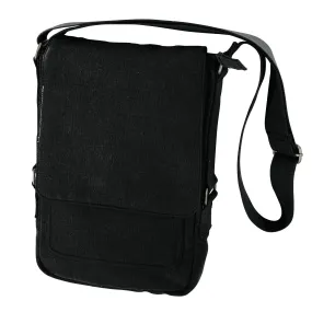 Black Canvas Military Tech Bag