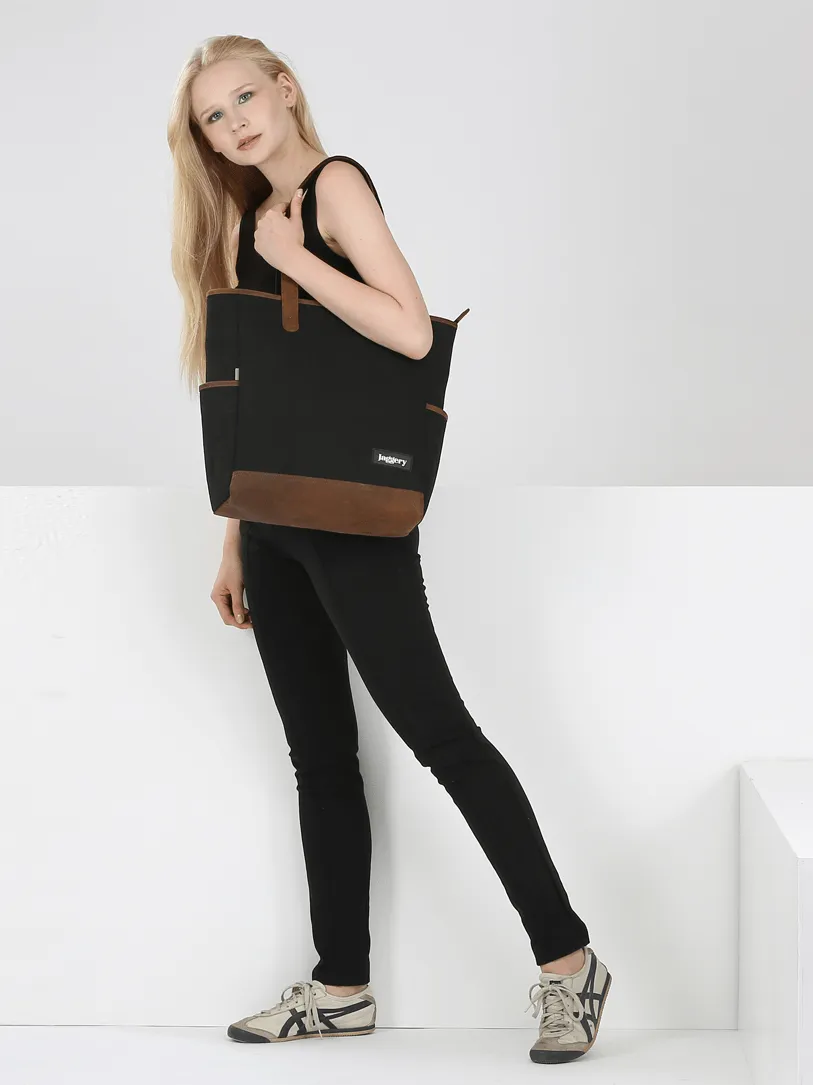 Black Cappucino Marlini Tote