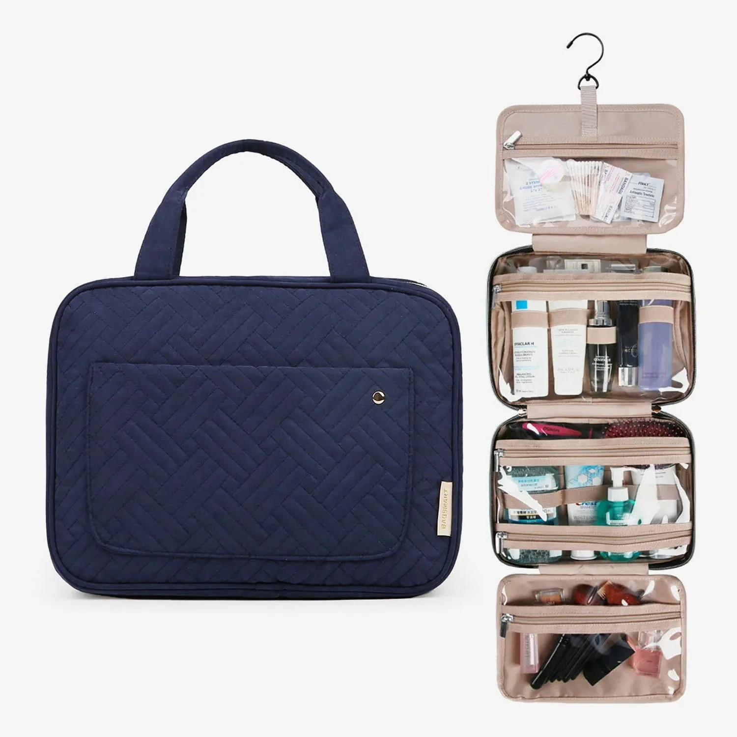 Bonchemin Blue The Space Saver Toiletry Bag