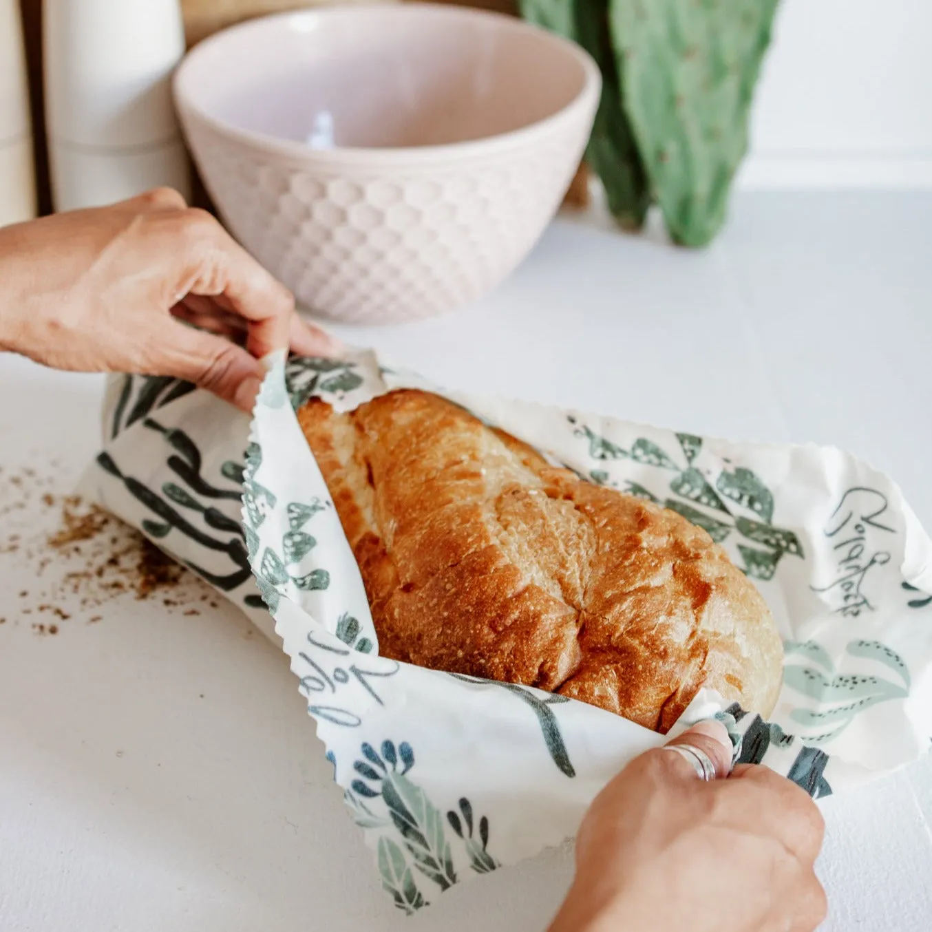 Bread Bag Set: Cacti