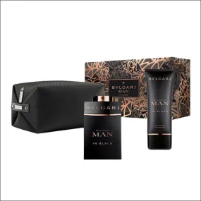 Bvlgari Man In Black Eau De Parfum 100ml 3 Piece Giftset