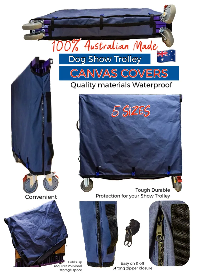 Canvas Cover for VetnPro Aluminium Dog Show Trolley Protection