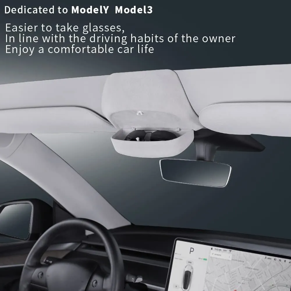 Car Roof Sunglasses Holder for Tesla Model Y