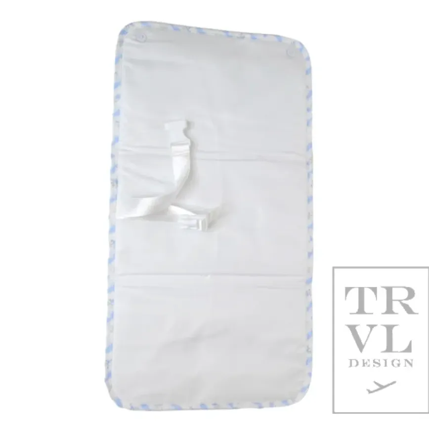 Changing Pad - Ribbon Floral Blue