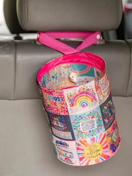 CHIRP PATCHWORK Car Trash Bag