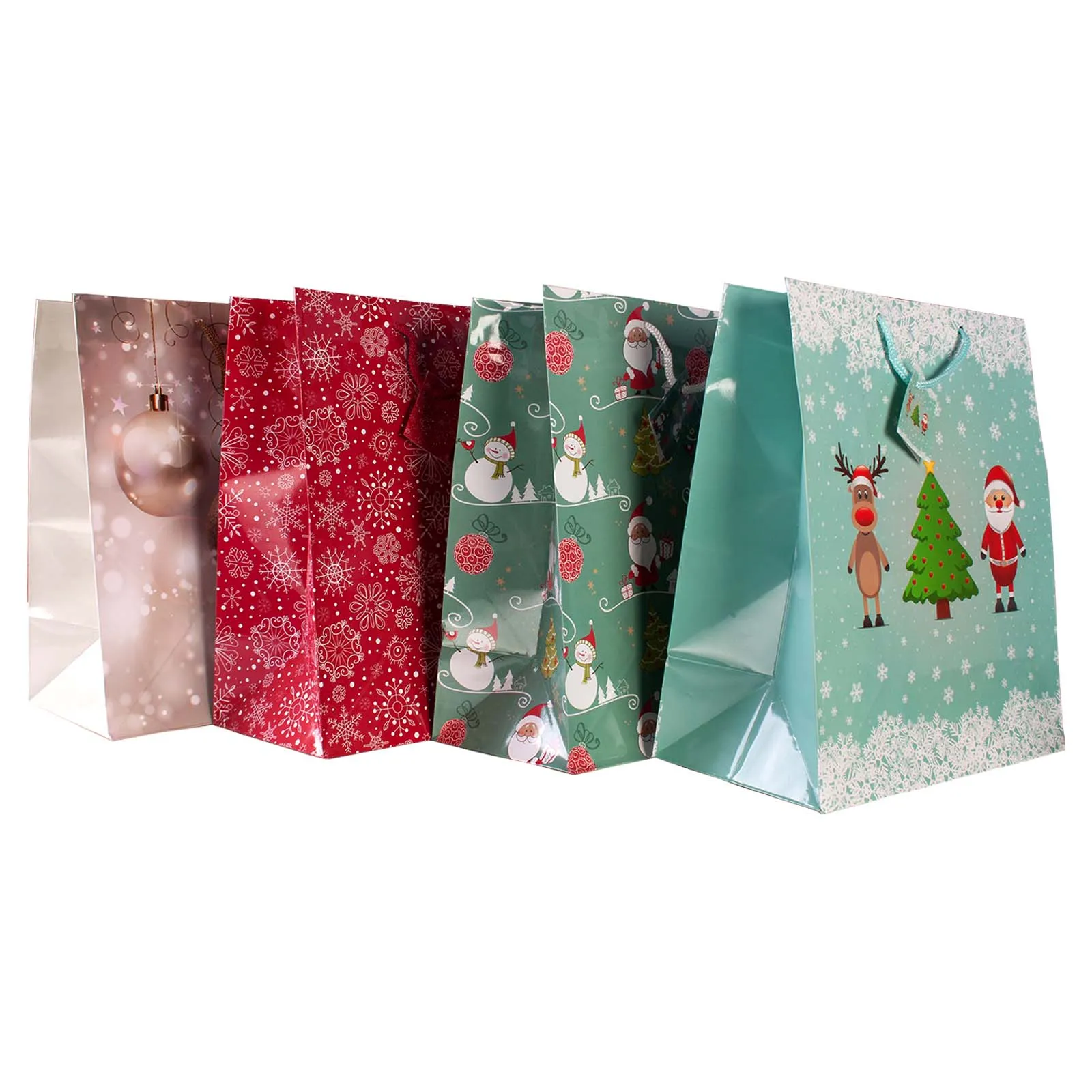 Christmas Gift Bags Large 4 Pack