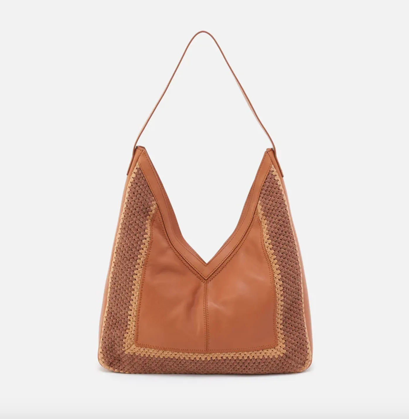 Daisy Hobo | Soft Vegan Tan Leather