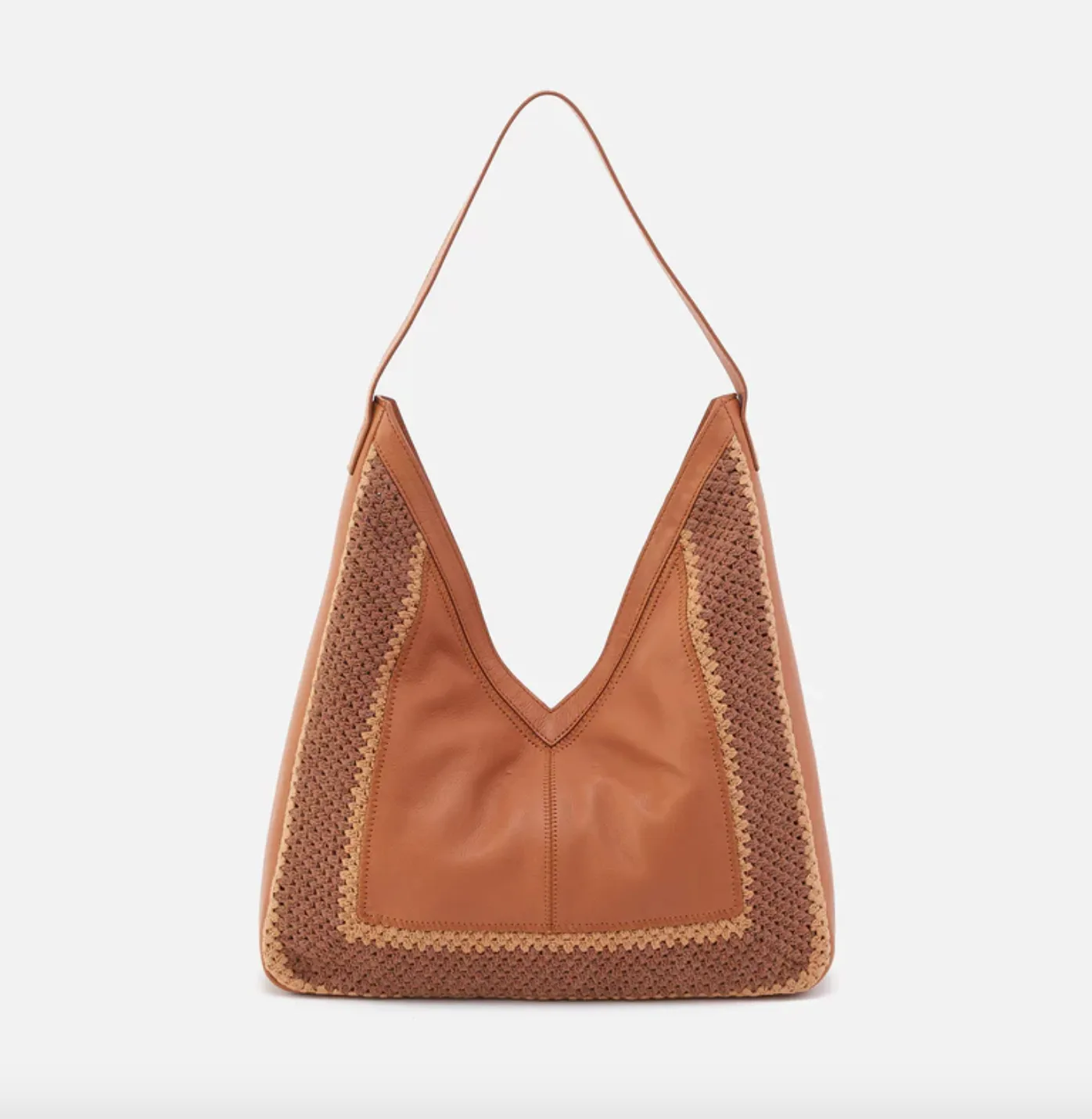 Daisy Hobo | Soft Vegan Tan Leather