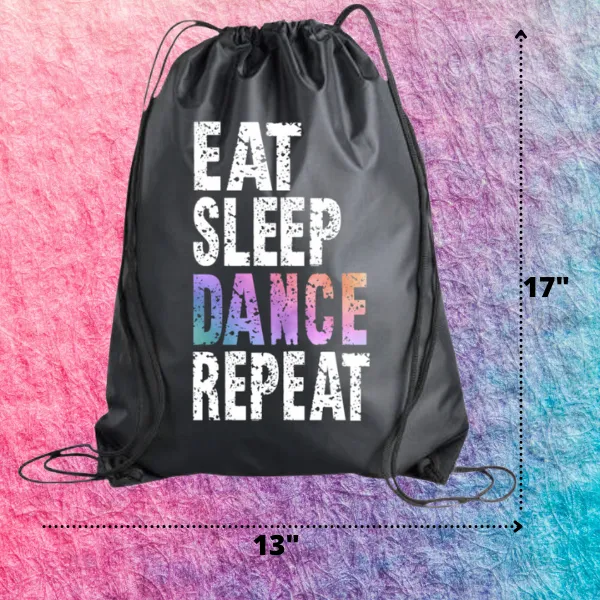 Dance Nylon Sportybag - Eat Sleep Dance Repeat