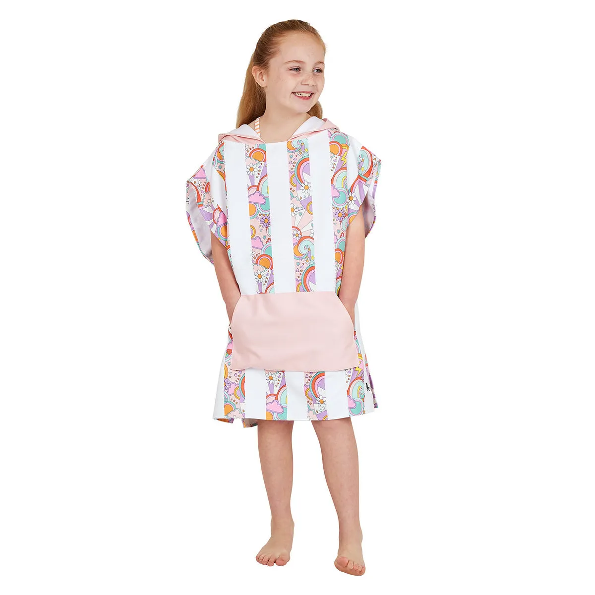 Dock & Bay Poncho Kids - Pink Power