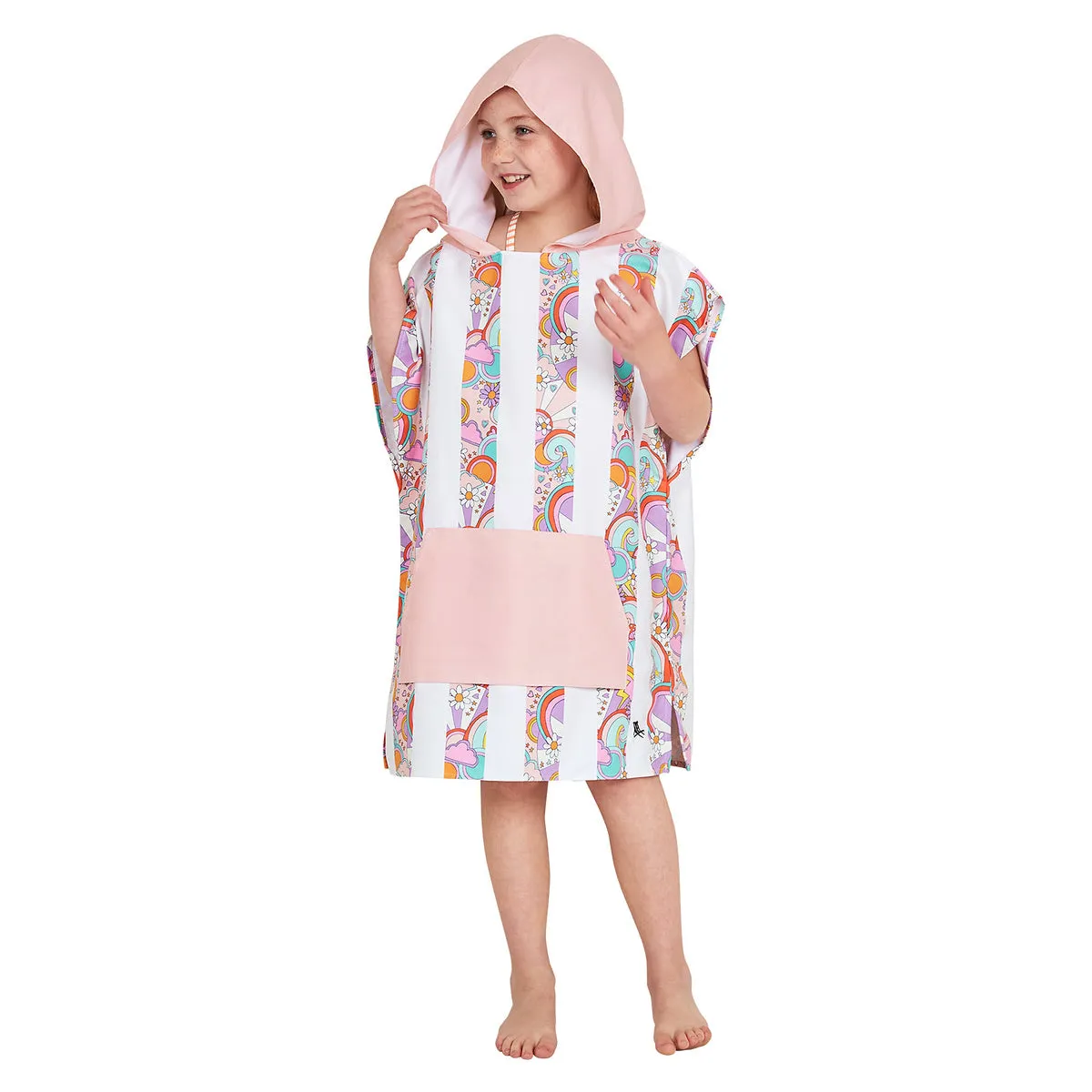 Dock & Bay Poncho Kids - Pink Power