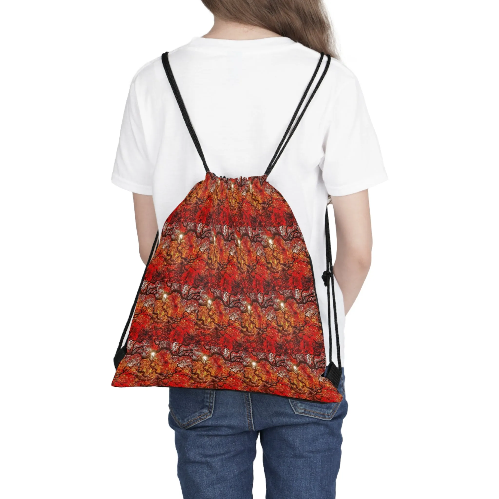 Drawstring Bag - Autumn Fire