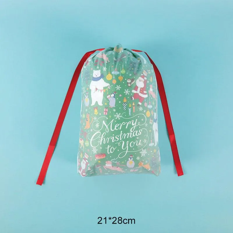 Drawstring Christmas Gift Bags