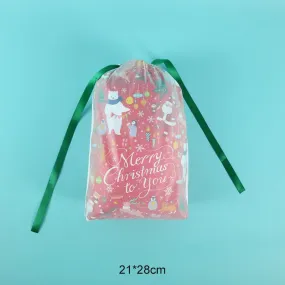 Drawstring Christmas Gift Bags