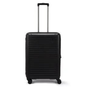 Echolac Celestra 66.5cm Hardcase Expandable 4 Double Wheel Check-In Luggage Trolley Black - PC183XA BLACK 24