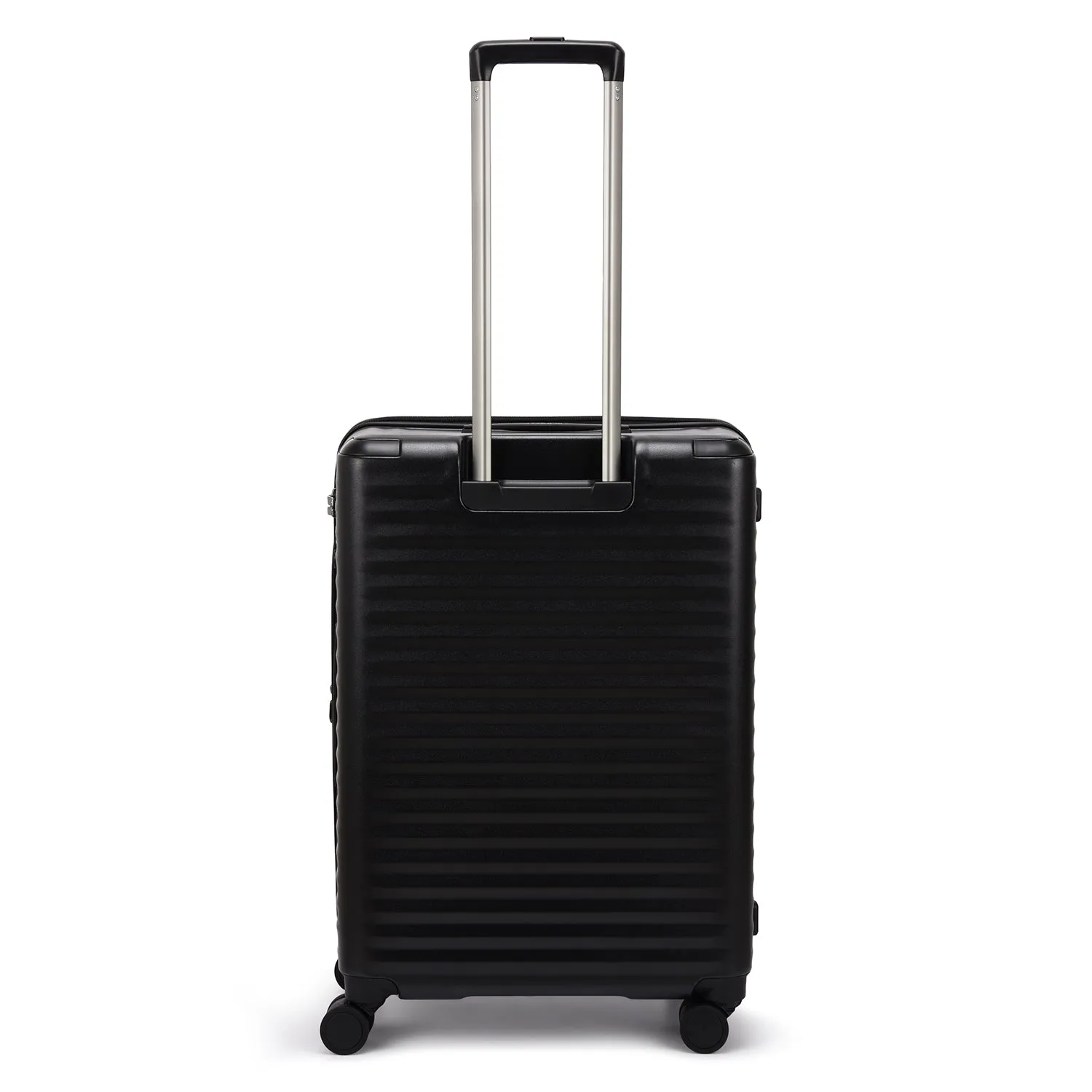 Echolac Celestra 66.5cm Hardcase Expandable 4 Double Wheel Check-In Luggage Trolley Black - PC183XA BLACK 24