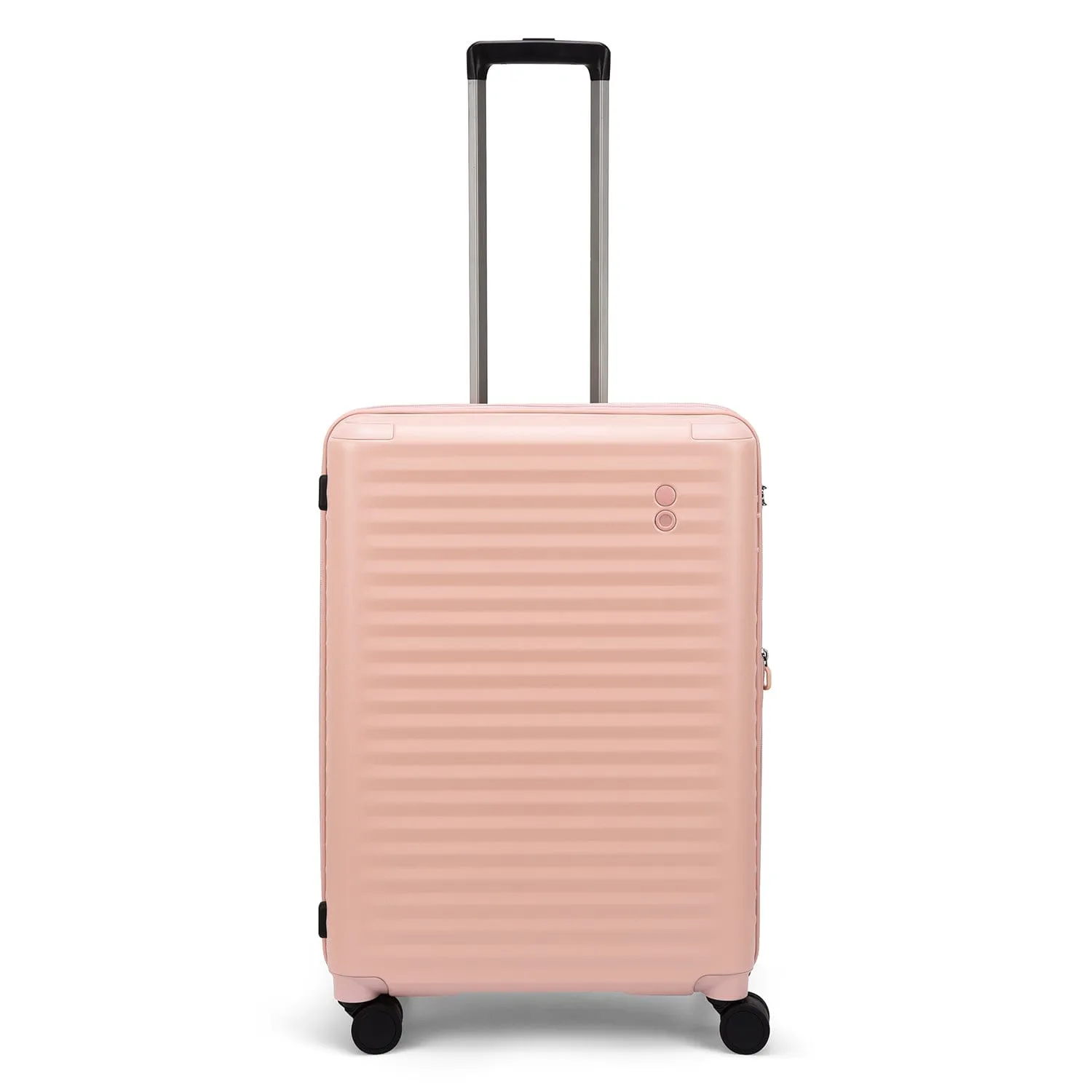 Echolac Celestra 66.5cm Hardcase Expandable 4 Double Wheel Check-In Luggage Trolley Pink - PC183XA PINK 24