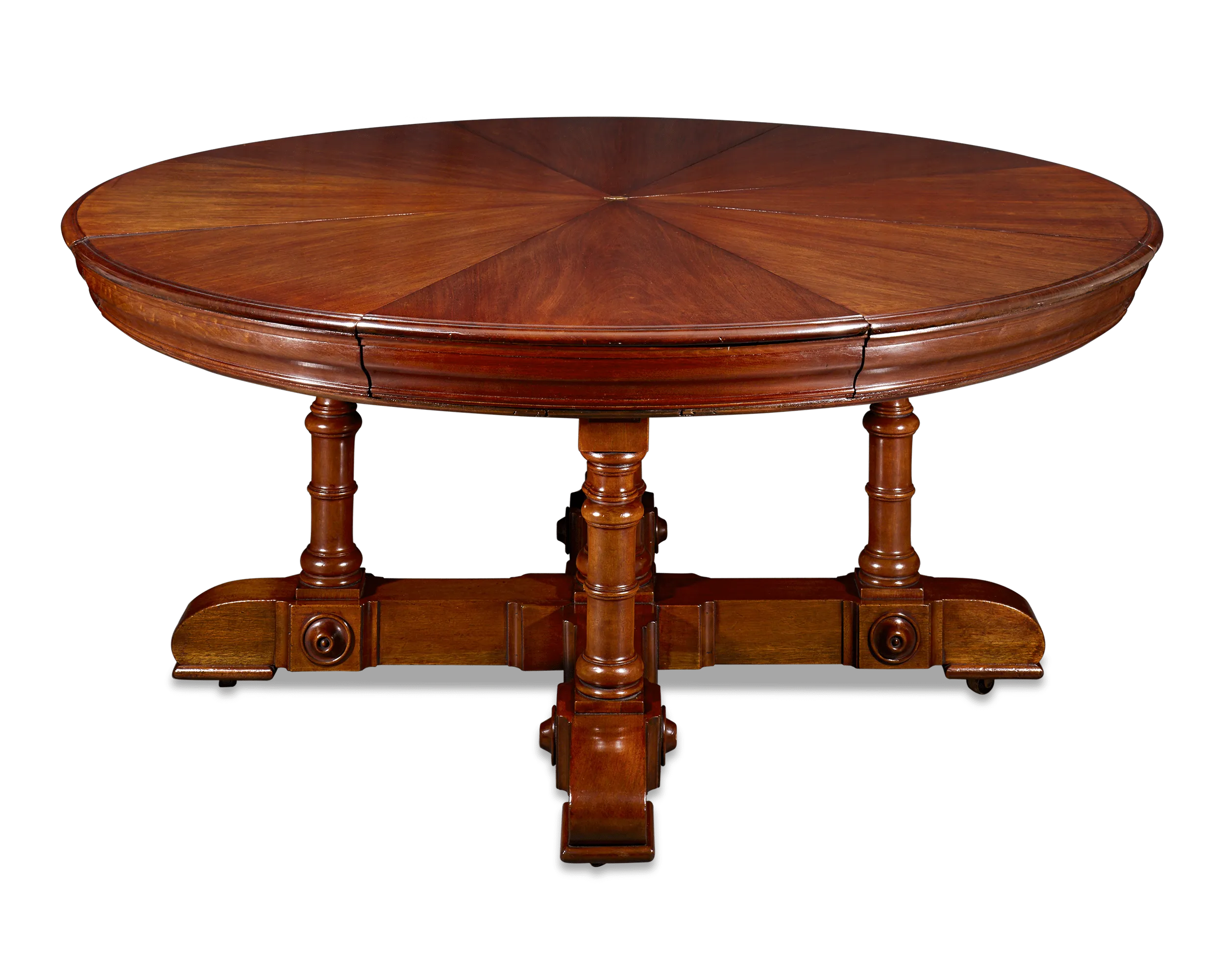 English Mahogany Expanding Table