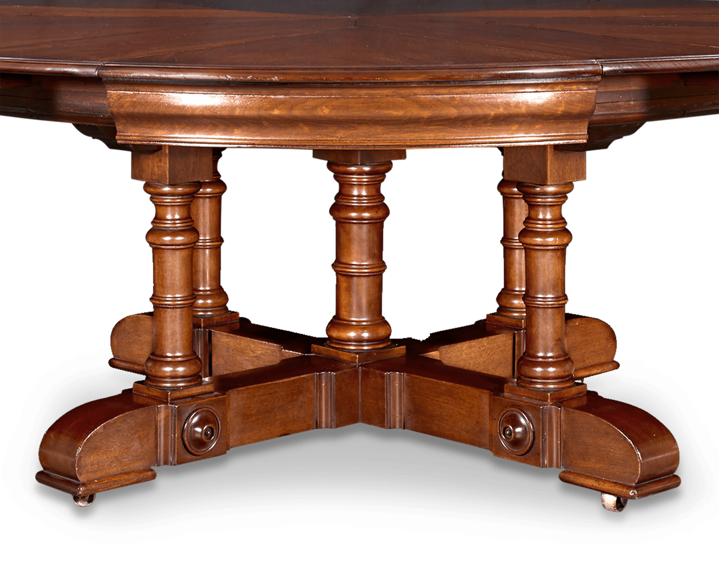 English Mahogany Expanding Table