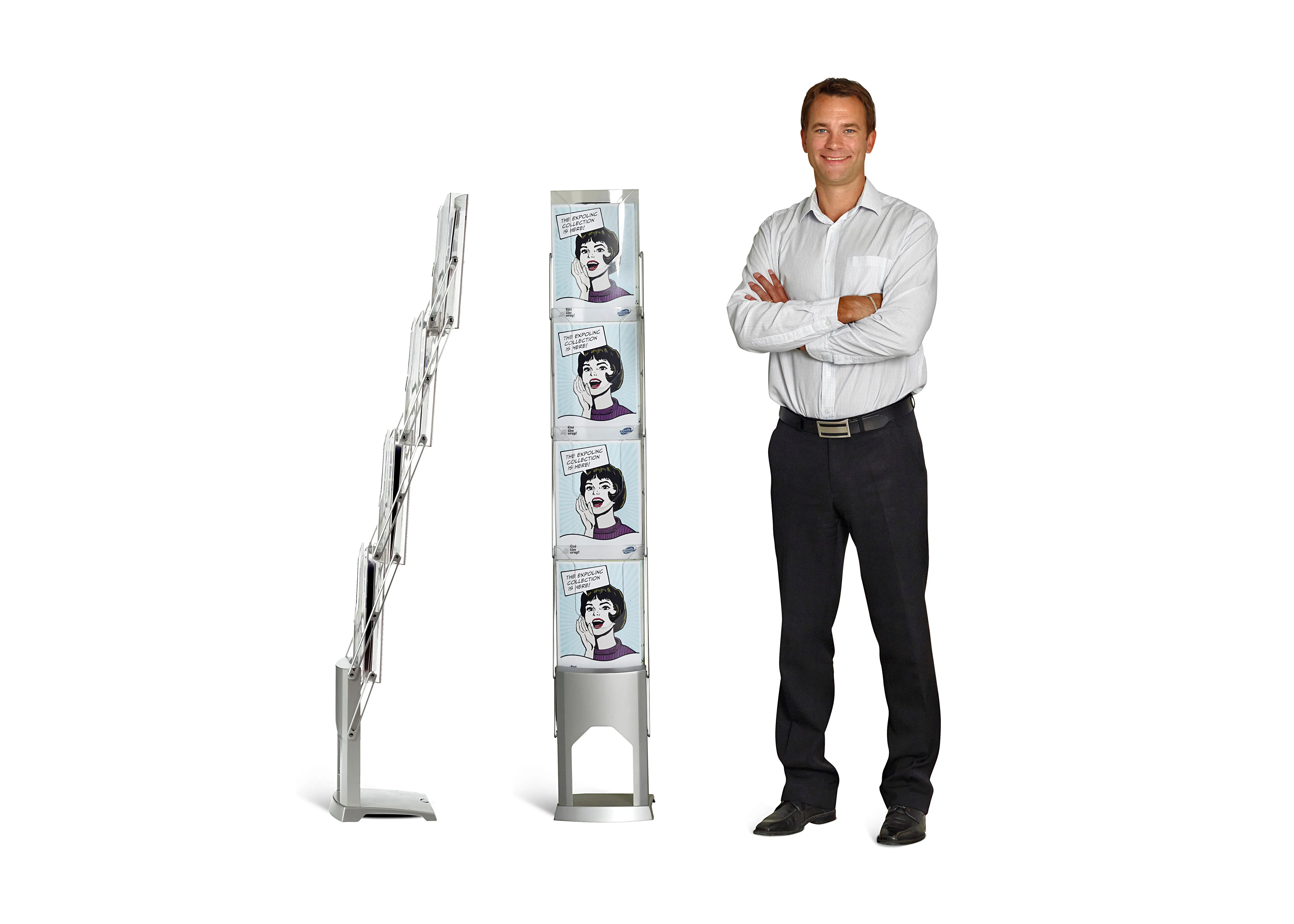 Expolinc 4-Pocket Brochure Stand