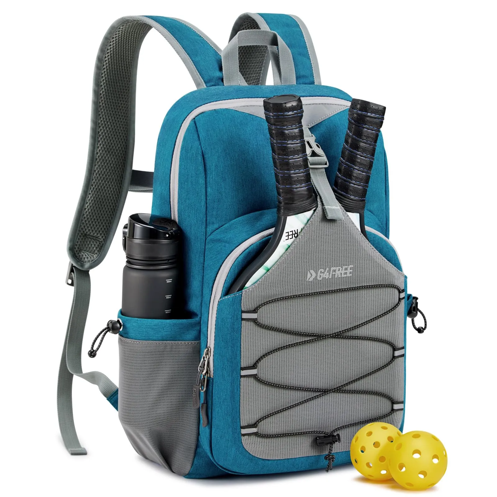 G4Free Pickleball Backpack Fits 2 to 4 Paddles