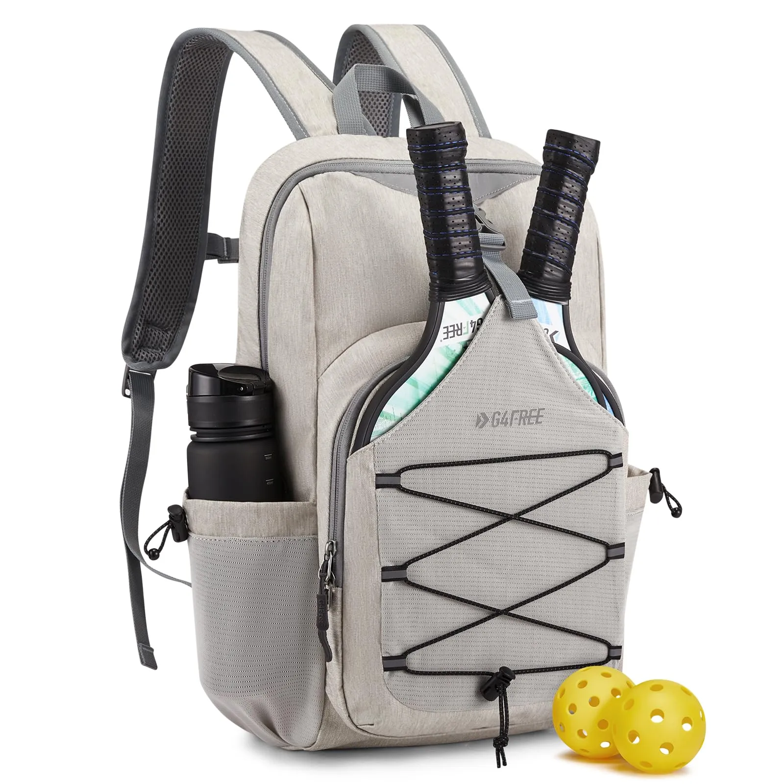 G4Free Pickleball Backpack Fits 2 to 4 Paddles