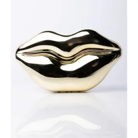 Gold Lips Clutch