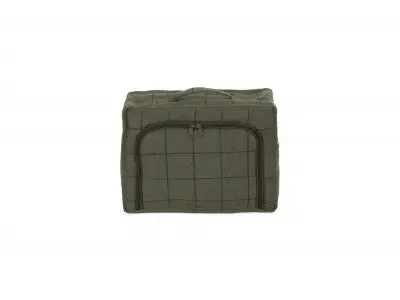 GREEN TWEED COOLER BAG