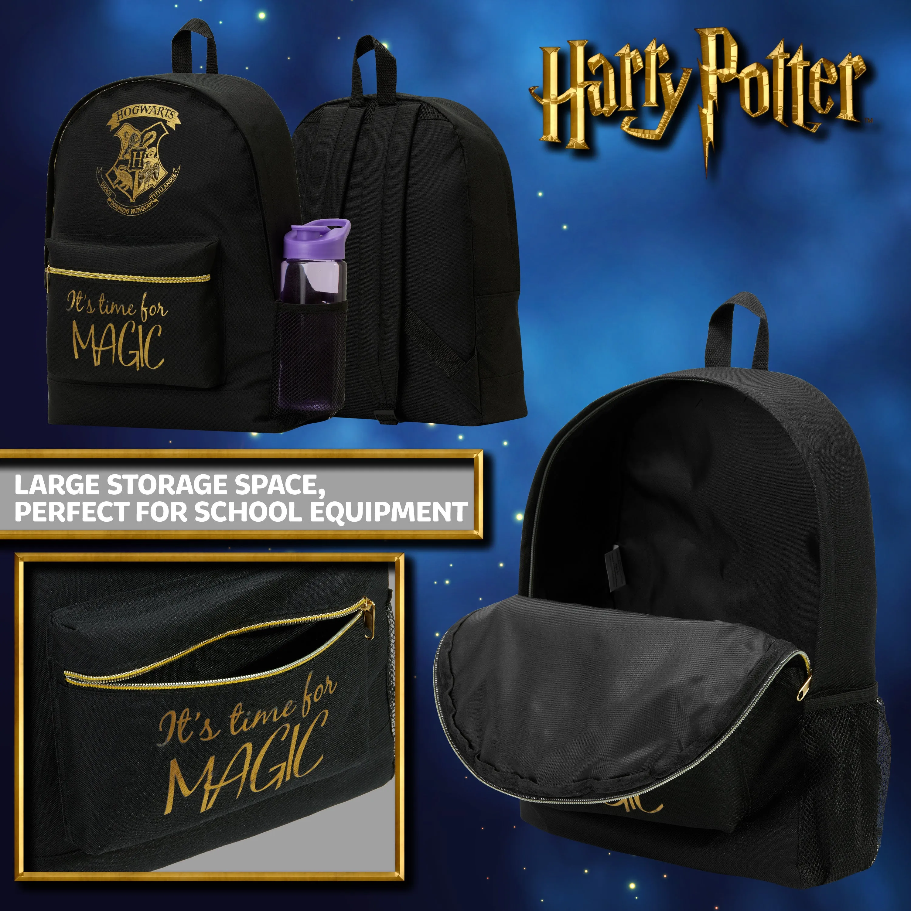 Harry Potter Backpack - School Bag for Kids and Teens