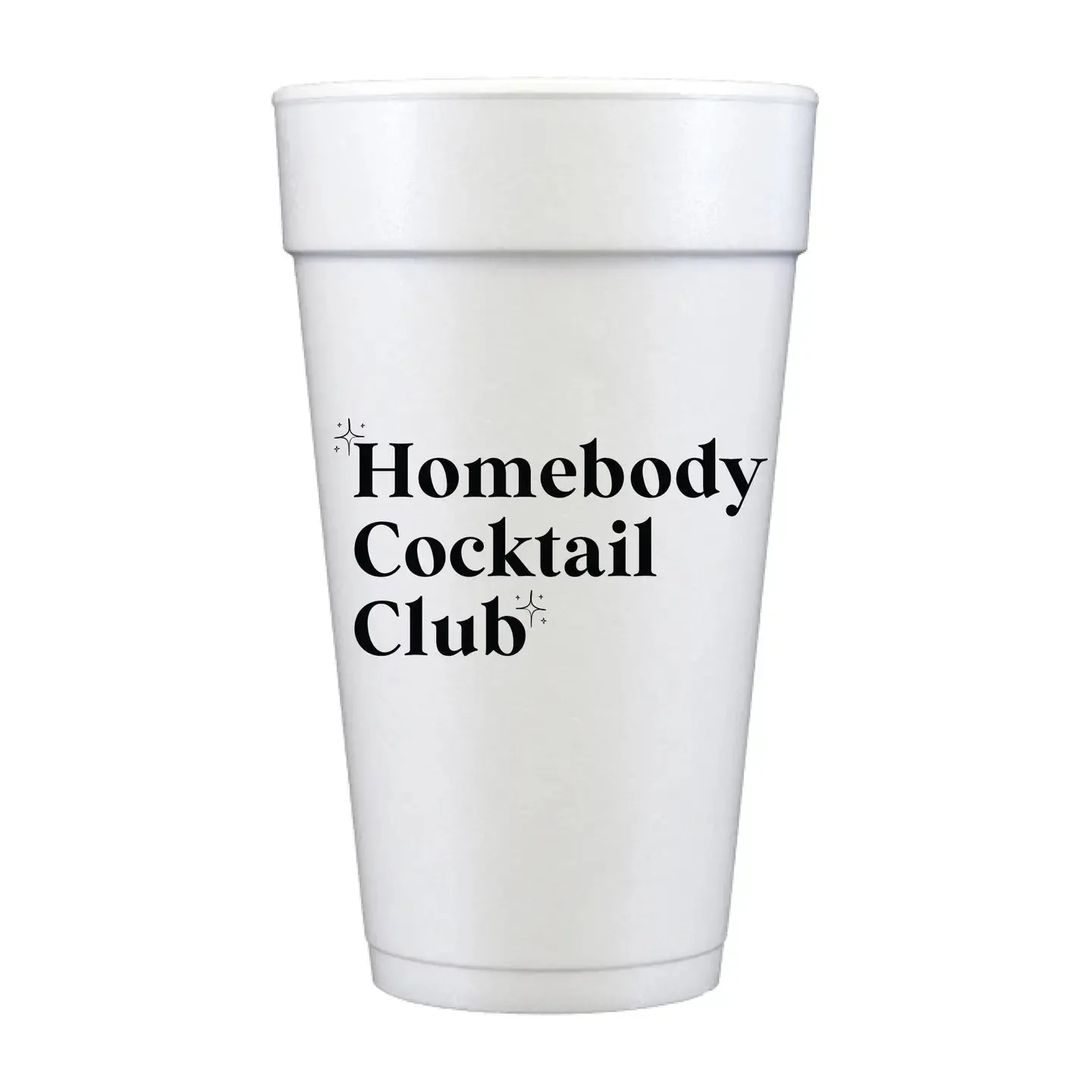 Homebody Cocktail Club Foam Cups - Set of 10 Cups