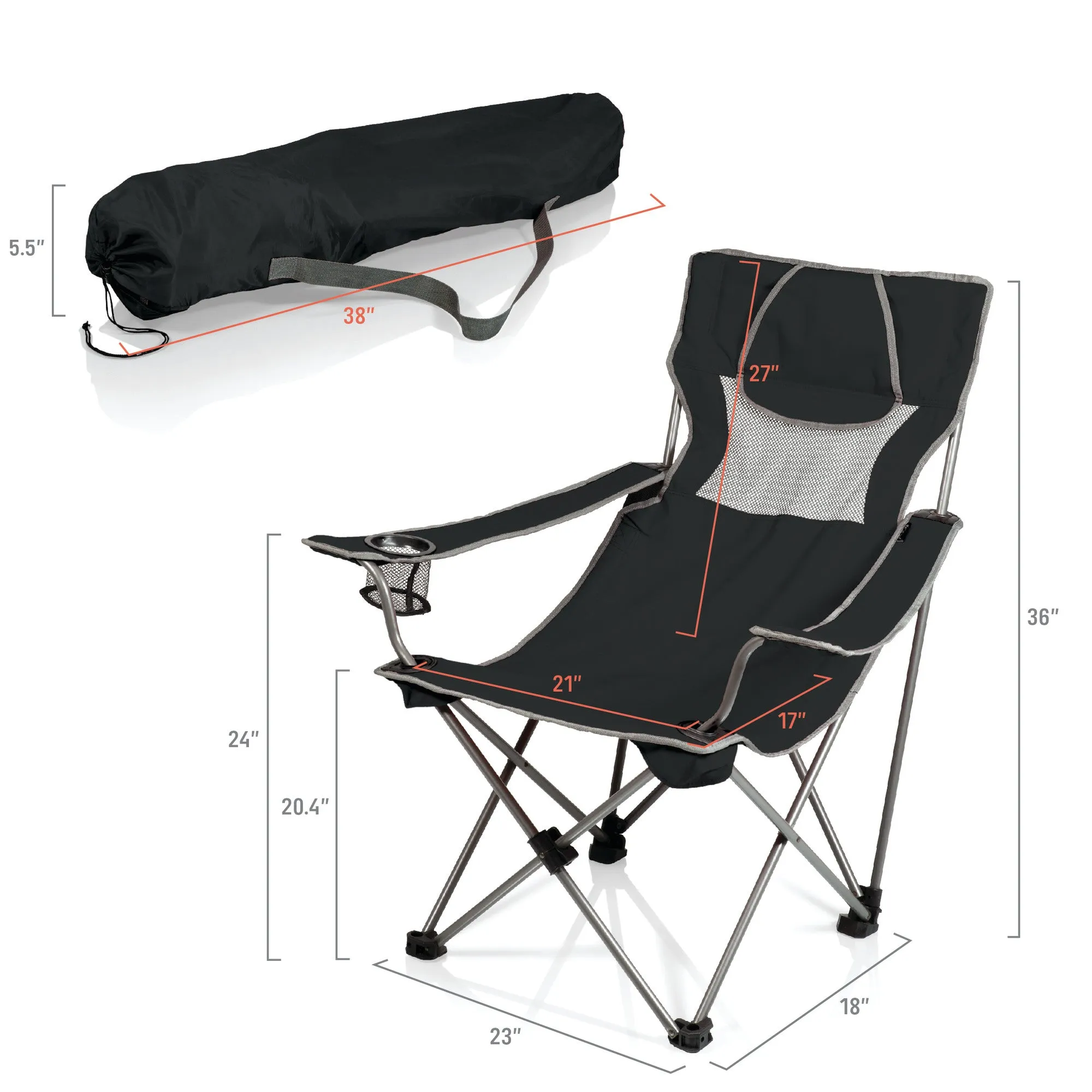 Illinois Fighting Illini - Campsite Camp Chair