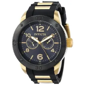 Invicta Men's Specialty Chrono Stainless Steel Black Polyurethane Watch 15810