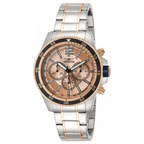 Invicta Men's Specialty Chronograph Quartz Two Toned Stainless Steel Watch 13977