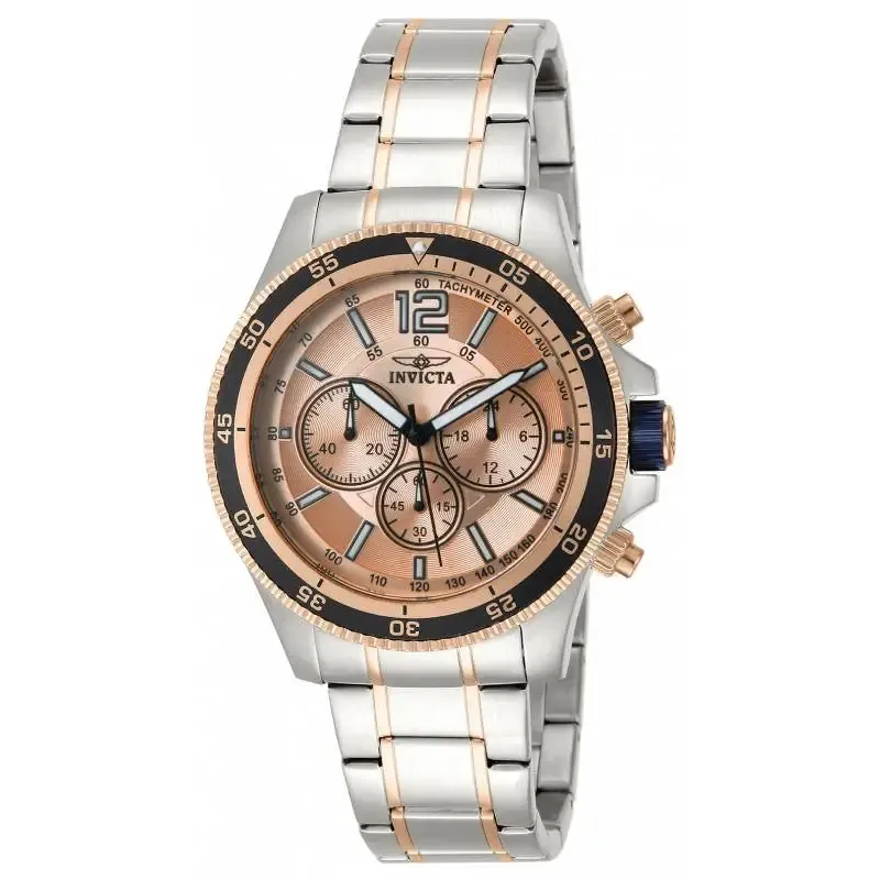 Invicta Men's Specialty Chronograph Quartz Two Toned Stainless Steel Watch 13977