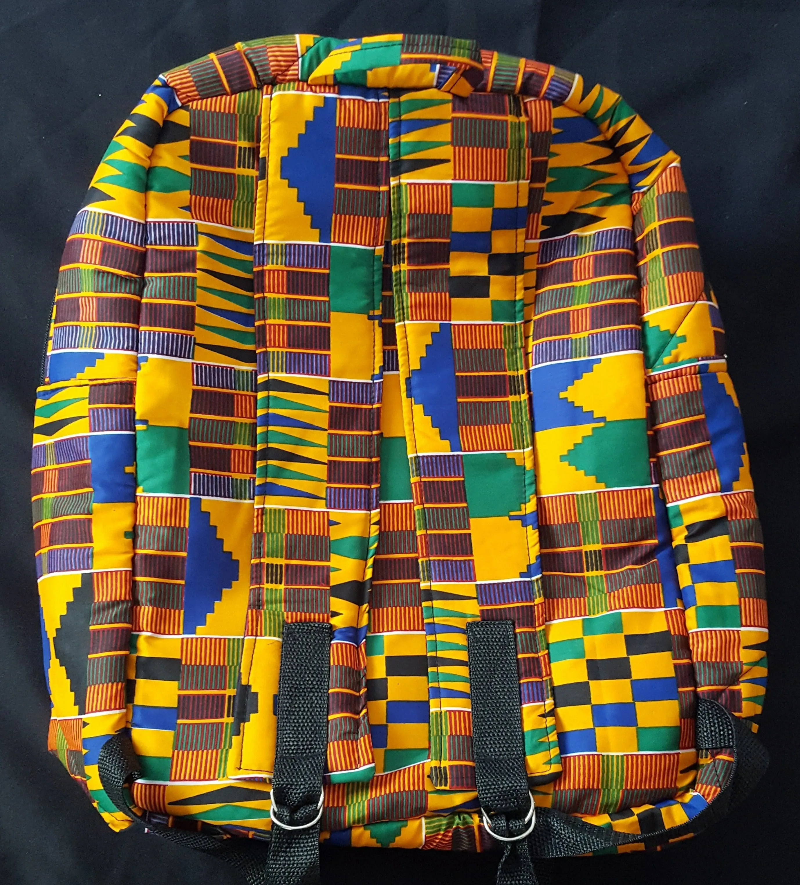 Kente Print Backpack